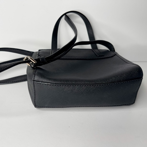 Kate Spade Mini Black Leather Crossbody Bag LIKE NEW - Picture 2 of 5